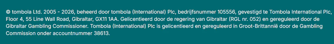 tombola casino licentieverlening